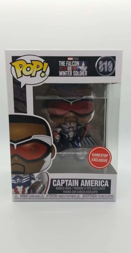 Toy Temple FUNKO POP! Captain America The Falcon Winter Soldier (Gamestop Exclusive) #819 3 Toy Temple FUNKO POP! Captain America The Falcon Winter Soldier (Gamestop Exclusive) #819