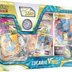 Toy Temple Pokemon Trading Card Game: Lucario VSTAR Premium Collection Box