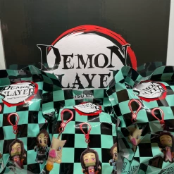 Toy Temple Demon Slayer Kimetsu No Yaiba Backpack Hanger Blind Bags [3 Pack] Anime