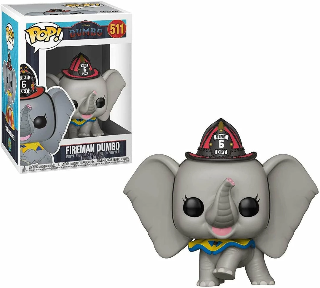 Funko POP! Fireman Dumbo Disney Dumbo #511 4 Funko POP! Fireman Dumbo Disney Dumbo #511