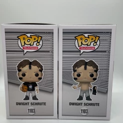 Toy Temple 2x Funko POP! Dwight Schrute The Office #1103 [Chalice Collectibles Exclusive] (Common And Chase Bundle)