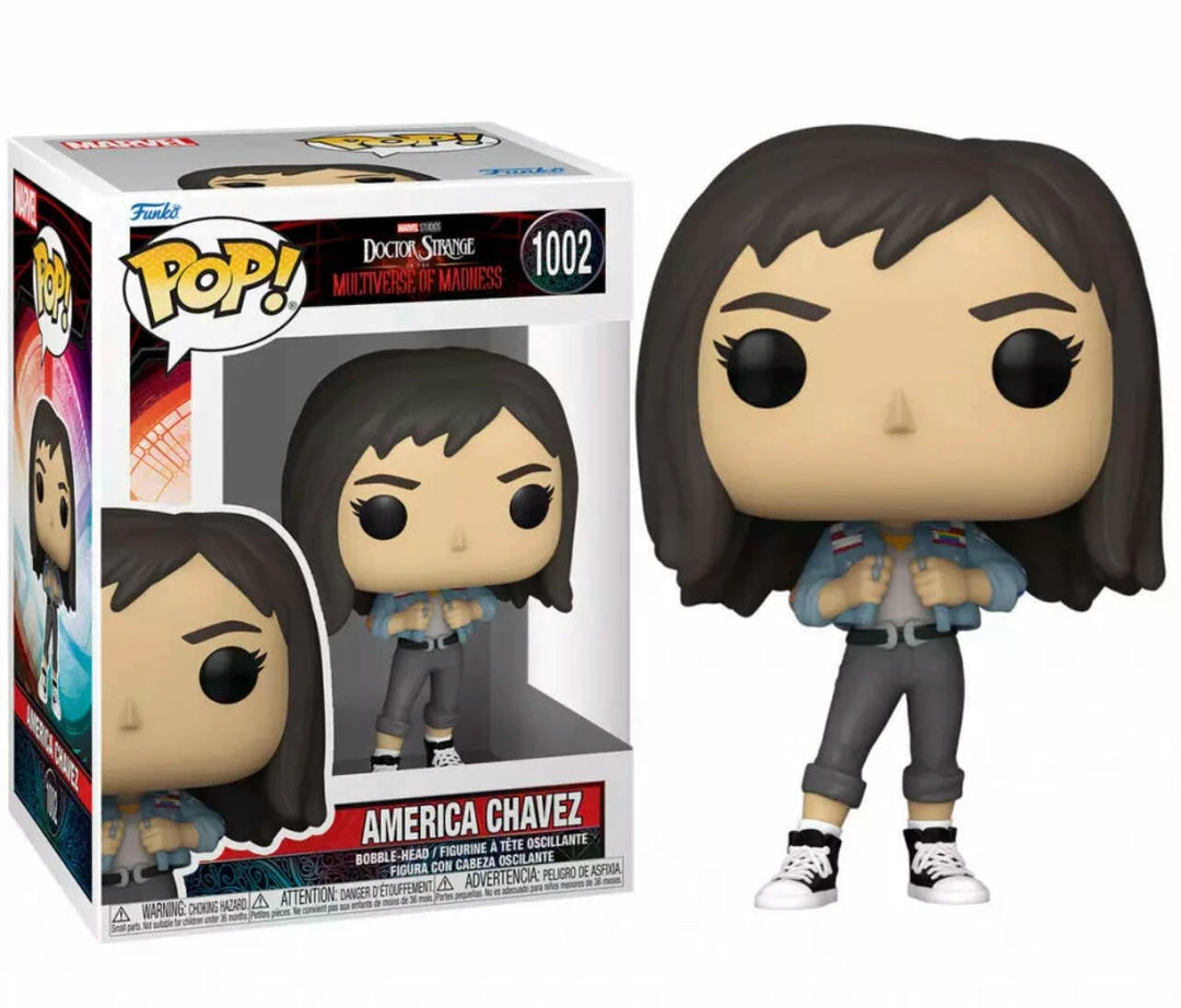 Funko POP! America Chavez Marvel Studios Doctor Strange And The Multiverse Of Madness #1002 4 Funko POP! America Chavez Marvel Studios Doctor Strange And The Multiverse Of Madness #1002