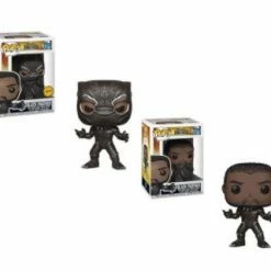 Toy Temple 2X Funko POP! Black Panther #273 Marvel Black Panther [Common And Chase Bundle]