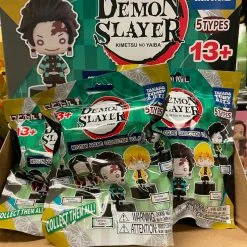 Toy Temple THREE (3) DEMON SLAYER NITOTAN MINI FIGURE MYSTERY PACKS JAPANESE IMPORTS Anime