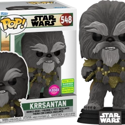 Funko POP! Black Krrsantan Star Wars #548 (Flocked) [SDCC Shared Sticker]