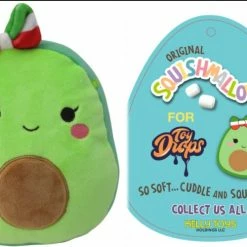 Toy Temple Squishmallow 7" Mireya The Avocado Girl With Bow Super Soft Mochi Squishy Plush Toy