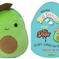Toy Temple Squishmallow 7" Austin The Avocado Boy With Sombrero Super Soft Mochi Squishy Plush Toy