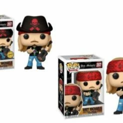 Toy Temple X2 Funko POP! Bret Michaels #207 [Common And Chase Bundle]
