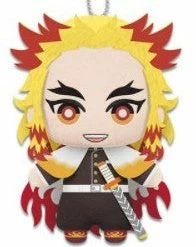 Toy Temple Anime Demon Slayer Kyojuro Rengoku Flame Hashira 6.5" Series 3 Banpresto Hanger Plush