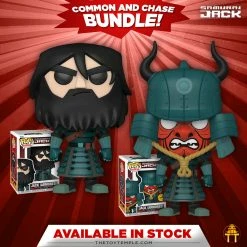 Toy Temple 2x Funko POP! Samurai Jack (Armored) #1052 [Common And Chase Bundle]