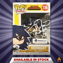 Funko POP! Midnight My Hero Academia #736 [Autographed White Ink]