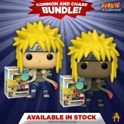 Toy Temple X2 Funko POP! Minato Namikaze #935 (AAA Anime Exclusive) [Common And Chase Bundle]