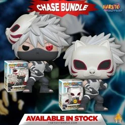 Toy Temple 2x Funko POP! Kakashi (Anbu) Shonen Jump Naruto Shippuden #994 [Common And Chase Bundle]