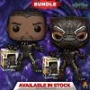 Toy Temple 2X Funko POP! Black Panther #273 Marvel Black Panther [Common And Chase Bundle]