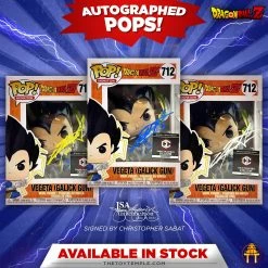 Funko POP! Vegeta (Galick Gun) Dragon Ball Z #712 [Chalice Collectibles] (Autographed)