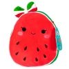 Toy Temple Squishmallow 7" Wanda The Watermelon Girl With Bow Super Soft Mochi Squishy Plush Toy