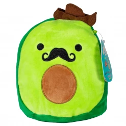 Toy Temple Squishmallow 7" Austin The Avocado Cowboy With Mustache Super Soft Mochi Squishy Plush Toy