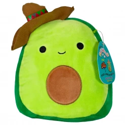 Toy Temple Squishmallow 7" Austin The Avocado Boy With Sombrero Super Soft Mochi Squishy Plush Toy