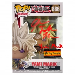Toy Temple Funko POP! Yami Marik Yu-Gi-Oh! #886 [Autographed] (Red Ink)