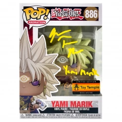 Toy Temple Funko POP! Yami Marik Yu-Gi-Oh! #886 [Autographed] (Yellow Ink)