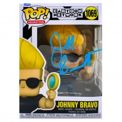 Funko POP! Johnny Bravo Cartoon Network #1069 [Autographed] (Blue Ink)