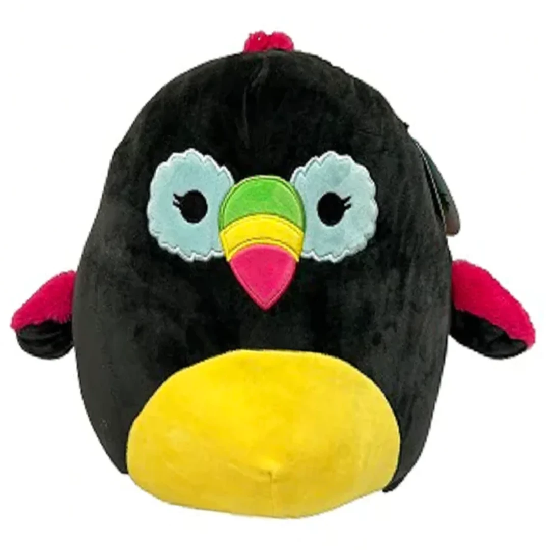 Kelly Toys Squishmallows 8" Squishmallow Blacklight Squad | Tito The Toucan 3 Kelly Toys Squishmallows 8" Squishmallow Blacklight Squad | Tito The Toucan
