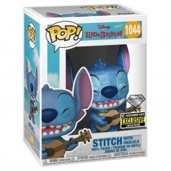 Funko POP! Stitch With Ukulele Disney Lilo & Stitch #1044 Diamond Collection [Entertainment Earth]
