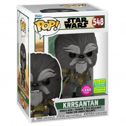 Funko POP! Black Krrsantan Star Wars #548 (Flocked) [SDCC Shared Sticker]