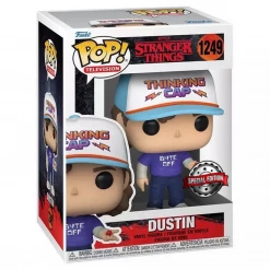 Funko POP! Dustin (Byte Off | Holding D20 Die) Netflix Stranger Things #1249 [Special Edition]