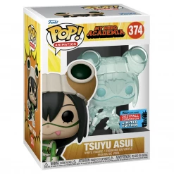 Toy Temple Funko POP! Tsuyu Asui (Translucent) My Hero Academia #374 [2021 Fall Convention Exclusive Sticker]