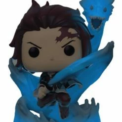 Toy Temple Funko POP! Tanjiro Kamado (Dragon) Demon Slayer #873 [GITD Special Edition]