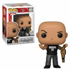Toy Temple Funko POP! The Rock WWE 25th Anniversary #91 [Entertainment Earth Exclusive]