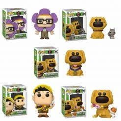 Toy Temple Funko POP! Dug Days Complete Set Of 5 Russell, Carl, Dug With Toys, Dug With Medal, Dug & Squirrel