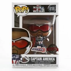 Toy Temple Funko POP! Captain America Year Of The Shield Marvel The Falcon And The Winter Soldier #818 [Special Edition]