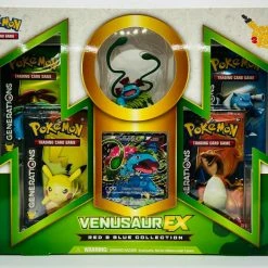 Toy Temple POKEMON TCG VENASAUR EX RED & BLUE COLLECTION BOX NEW FACTORY SEALED