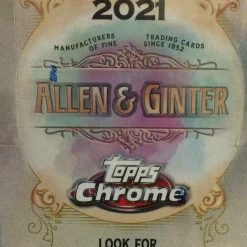 Toy Temple Topps Chrome Allen And Ginter Baseball MLB 2021 Factory Sealed