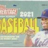 Toy Temple 2021 Topps Heritage High Number Baseball Hobby Box Trading Cards