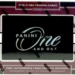 Toy Temple Panini One And One 2020-21 NBA Basketball Trading Cards Hobby Box (Sealed)